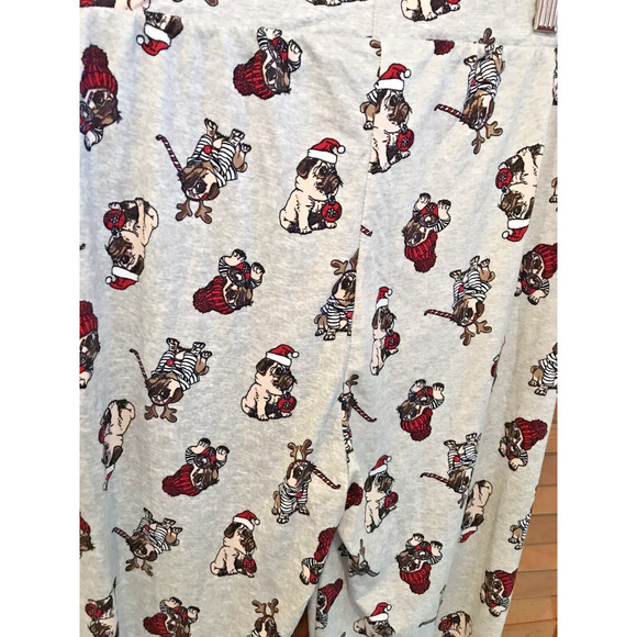 Santa's Treasures Women's Sleep Pajama Lounge pants English Bull Dog Size small - Picture 8 of 8